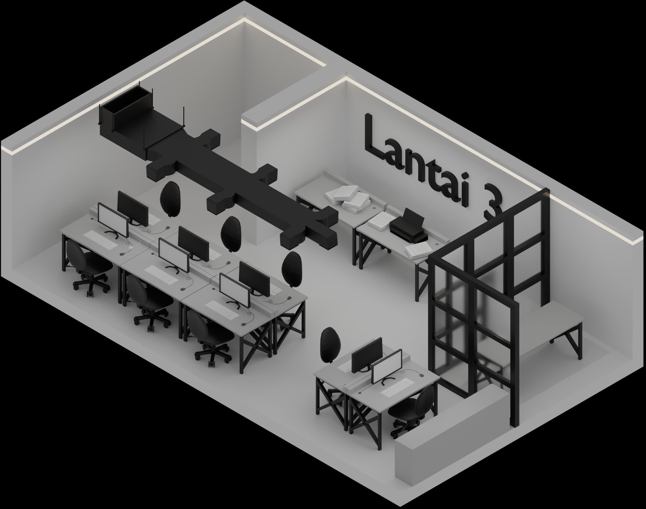 Ruang Kantor Lantai 3