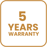 5 Years Warranty Icon